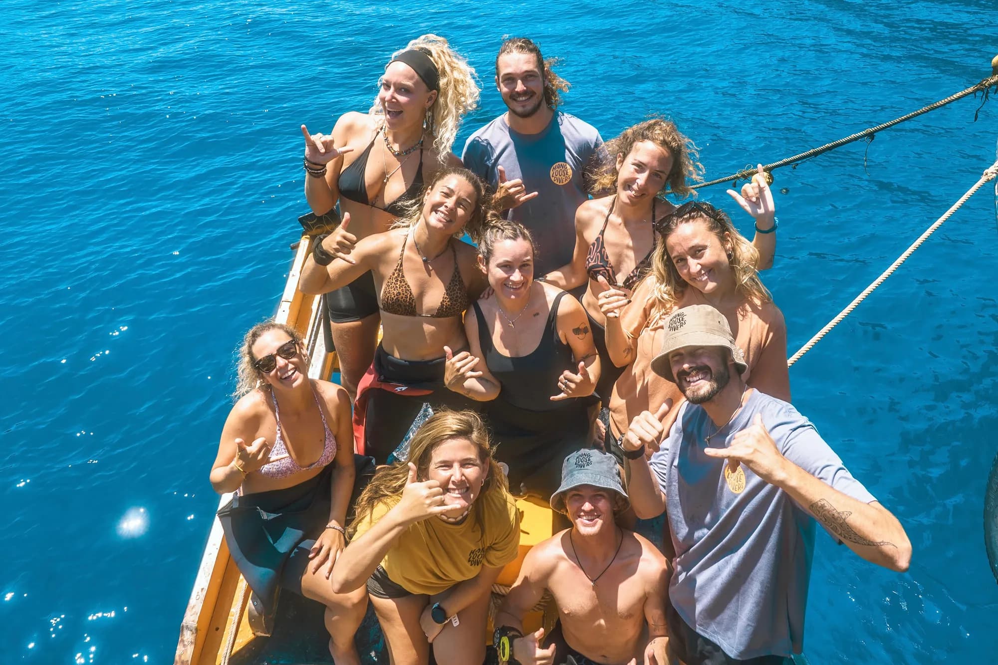 Hang Loose Divers team on Koh Tao