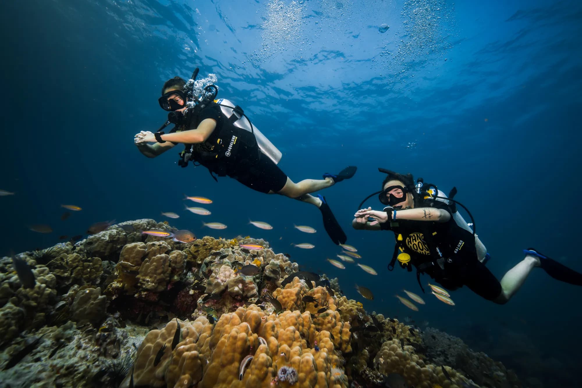 Dive center atmosphere
